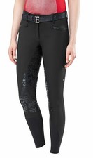 Equiline WOMEN'S FULL GRIP BREECHES GLADIS BLACK Spring Summer 2020