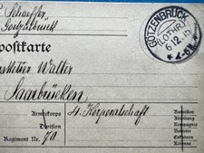 GOETZENBRUCK 1915 WW1 MILITARY