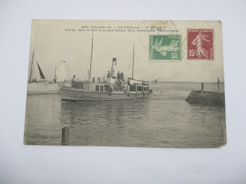 Cpa dos vert - vert, maritime