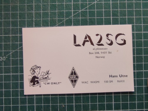Br0946 carte radio amateur - carte,