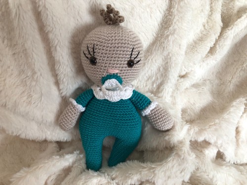 Poupée bébé tétine - et, sa
