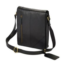 SAC MESSAGER HOMME CUIR NOIR