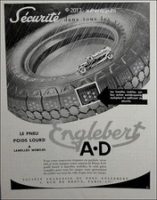 PUBLICITE ENGLEBERT AD PNEU