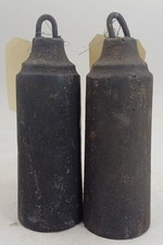 PAIRE DE POIDS D'HORLOGE