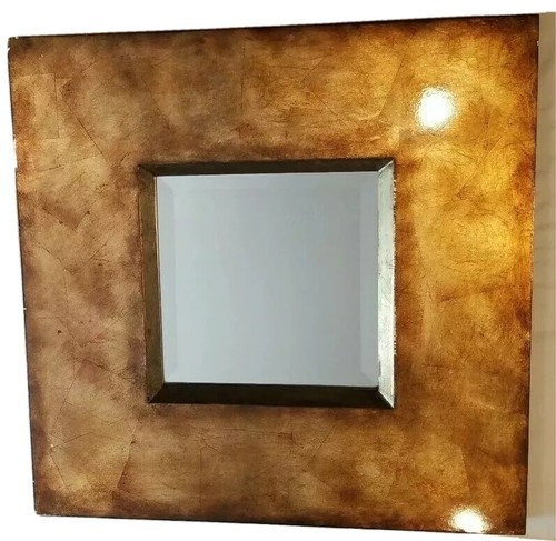 Square wall mirror antique - -,