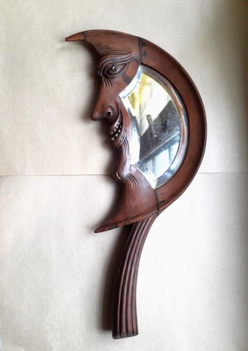 Miroir face main art - à,