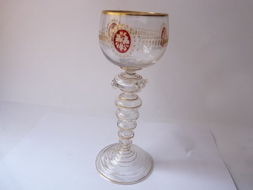 Ancien verre vin blanc - a,