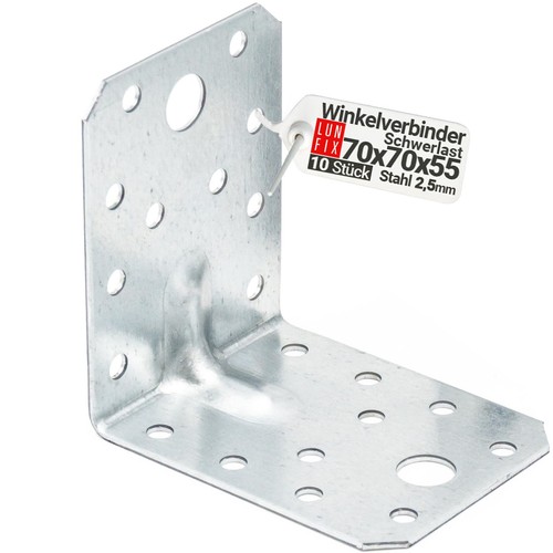 Equerre renforcee 70x70x55x2,5