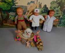 BAIGNEURS ANCIENS , PELUCHES