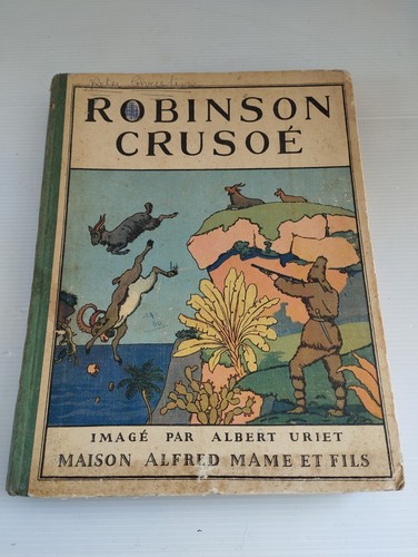 Robinson crusoe imagé par - robinson,