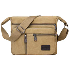 Sac bandoulière toile Beige