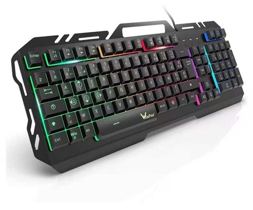 Clavier gaming led arc ciel - led, arc-en-ciel