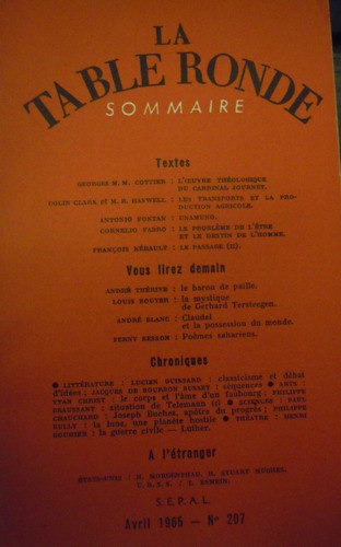 Table ronde 207 - ronde, n°207
