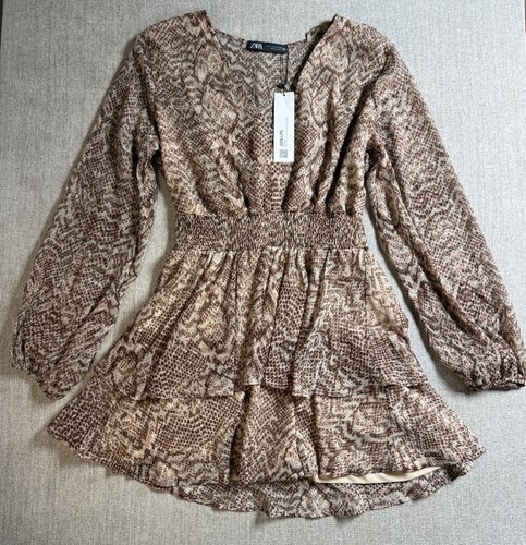 Nwt zara snake skin print - snake,