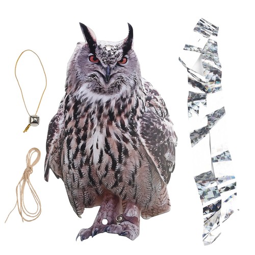 Décor hibou maison jardin - hibou,