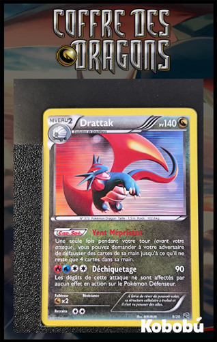 Carte pokémon drattak - carte,