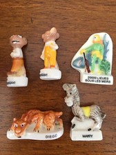 Lot Fèves personnages Âge de Glace , Ernest , Célestine , Marty