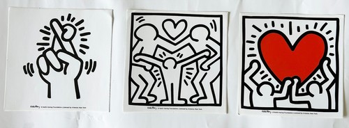 Keith haring licensed sticker - haring,