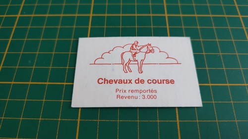 Carte chevaux course jeu - carte,
