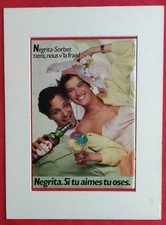 Publicité presse: Boisson Alcoolisée Sorbet au Rhum NEGRITA et Magnétoscope JVC