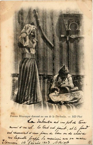 Cpa algeria femme mauresque - femme,