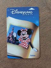 pass Disney Disneyland Livre MINNIE verso NARBONI 01/03/MIC TTB Neuf