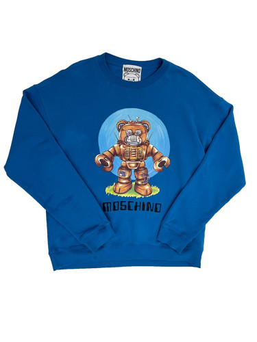 Sweat col rond graphique - col,