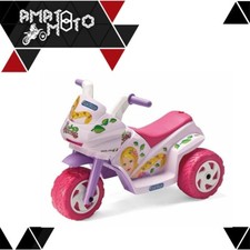 Peg Perego Moto Électrique Mini Pricess 6V 100% Fabriqué En Italie