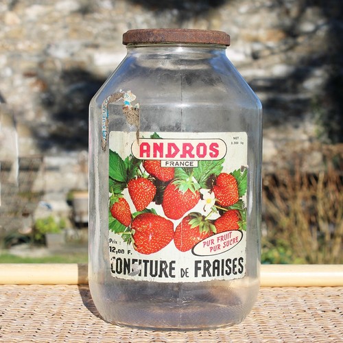 Ancien pot confiture en - pot,