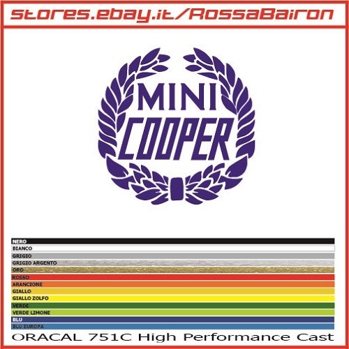 Autocollant mini cooper - 1,