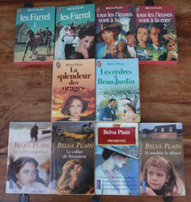 BELVA PLAIN - LOT DE 10 LIVRES