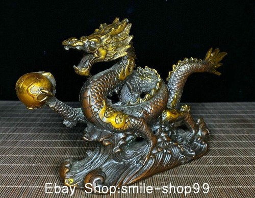 Old china bronze gilt - 9",