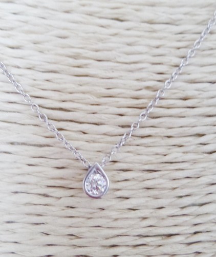 Collier femme blanc 750 - collier,
