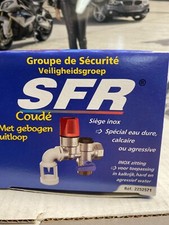 Groupe de sécurité chauffe-eau 20x27 inox coudé Réf 2252571 WATTS INDUSTRIES