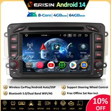 DAB+Android 14 GPS Autoradio Mercedes A/C/G/CLK Classe W209 W203 Viano Vito W463