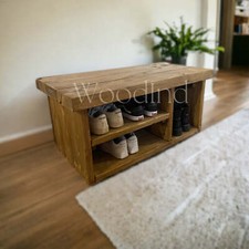 Banc chaussures bois - banc, en