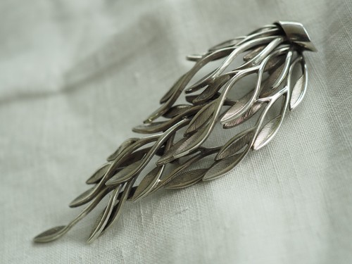 Broche ancienne argent massif - ancienne,