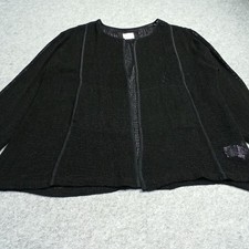 Masai Femmes Cardigan Ouvert Taille XXL 2XL Noir coton Viscose Pull Tricot