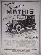 PUBLICITÉ DE PRESSE 1925