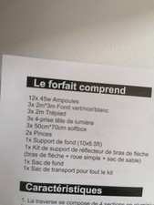 Kit studio craphy avec fond