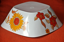 Saladier vintage en mélamine coralia T bon état