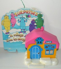 Ancien jouet vintage maison VILLAGE DANS LES NUAGES VULLI Les Zabars 80's +PLV