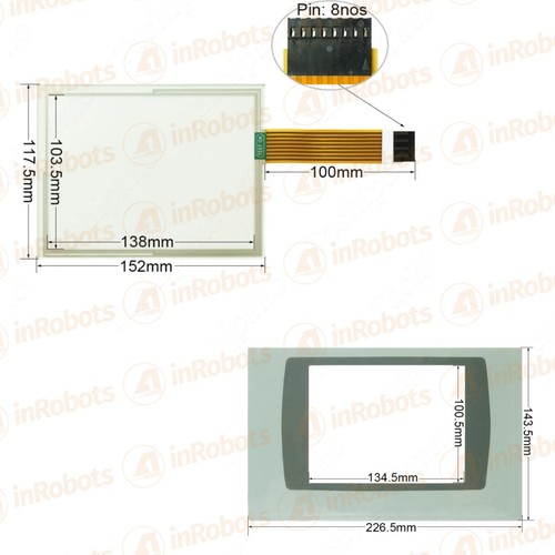 2711p rdt7c touch - panel, glass