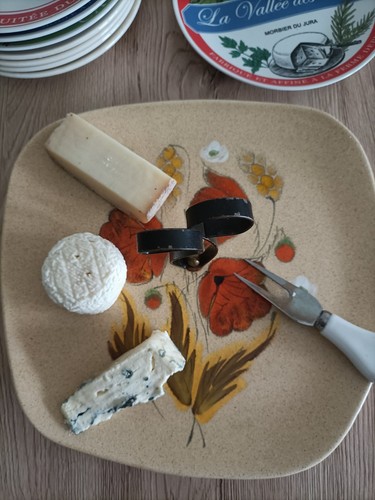 Plateau fromage vintage - plateau, à