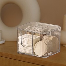  Boîte De Rangement Pour Cosmétiques Boite Coton Tige Organisateur Maquillage