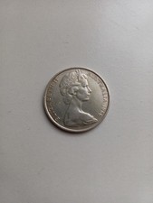 Piece De 50 Cents Elisabeth II  1966 En Argent Australie