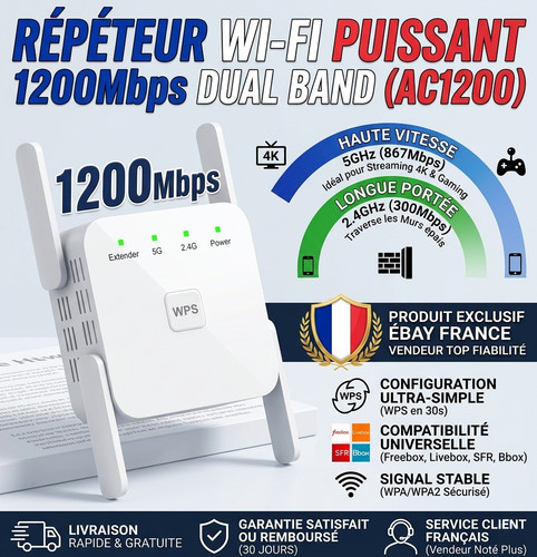 Répéteur wifi puissant - répéteur,