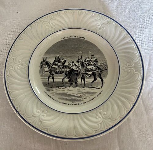 Assiette parlante militaire - assiette,
