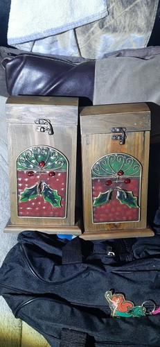 Decor wooden wine box - decor,