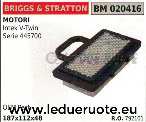 792101 filtre air - d'air, moteur